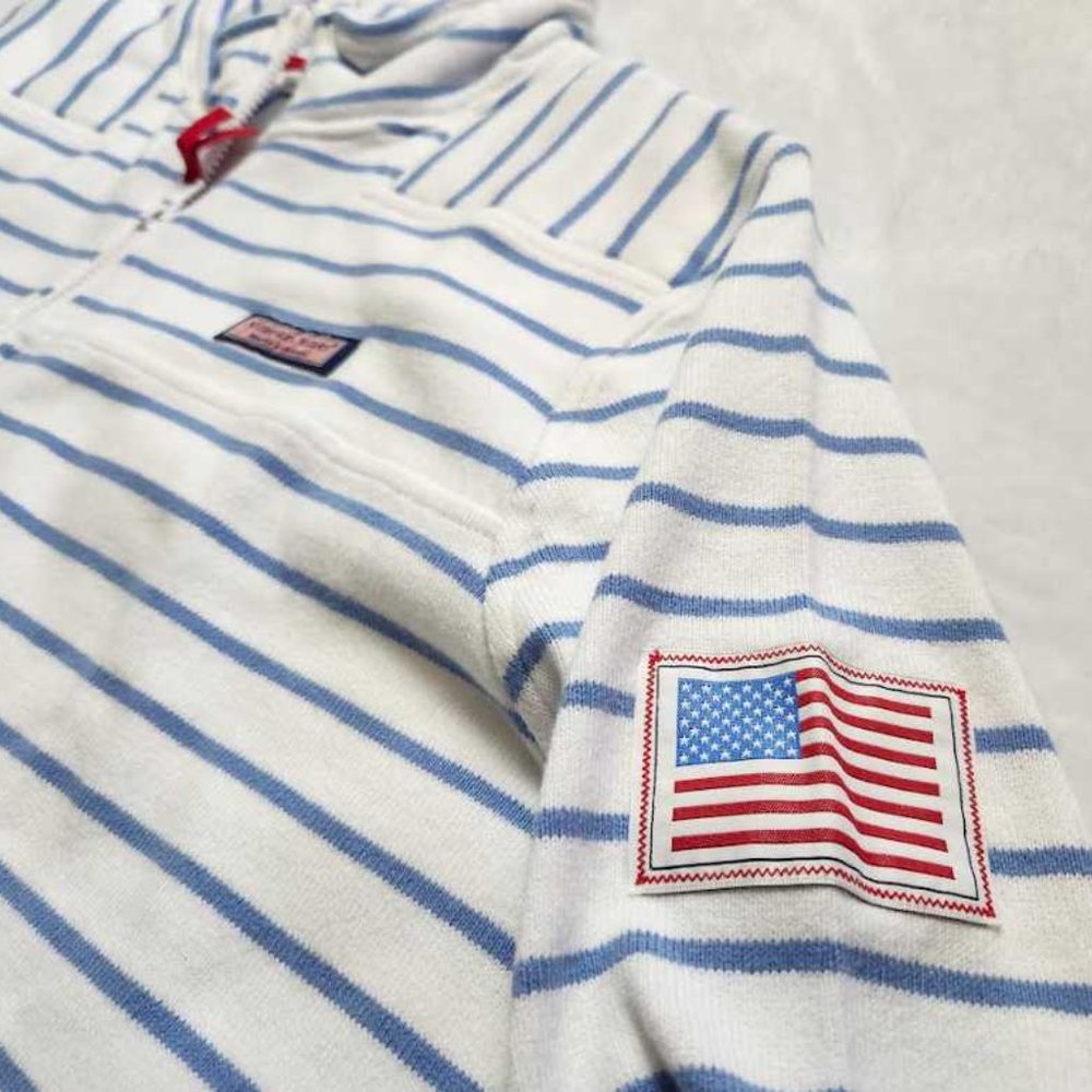 New women's M  XL Vineyard Vines Americana relaxed shep shirt pullover sweater - Picture 6 of 11